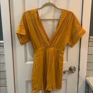 Yellow romper
